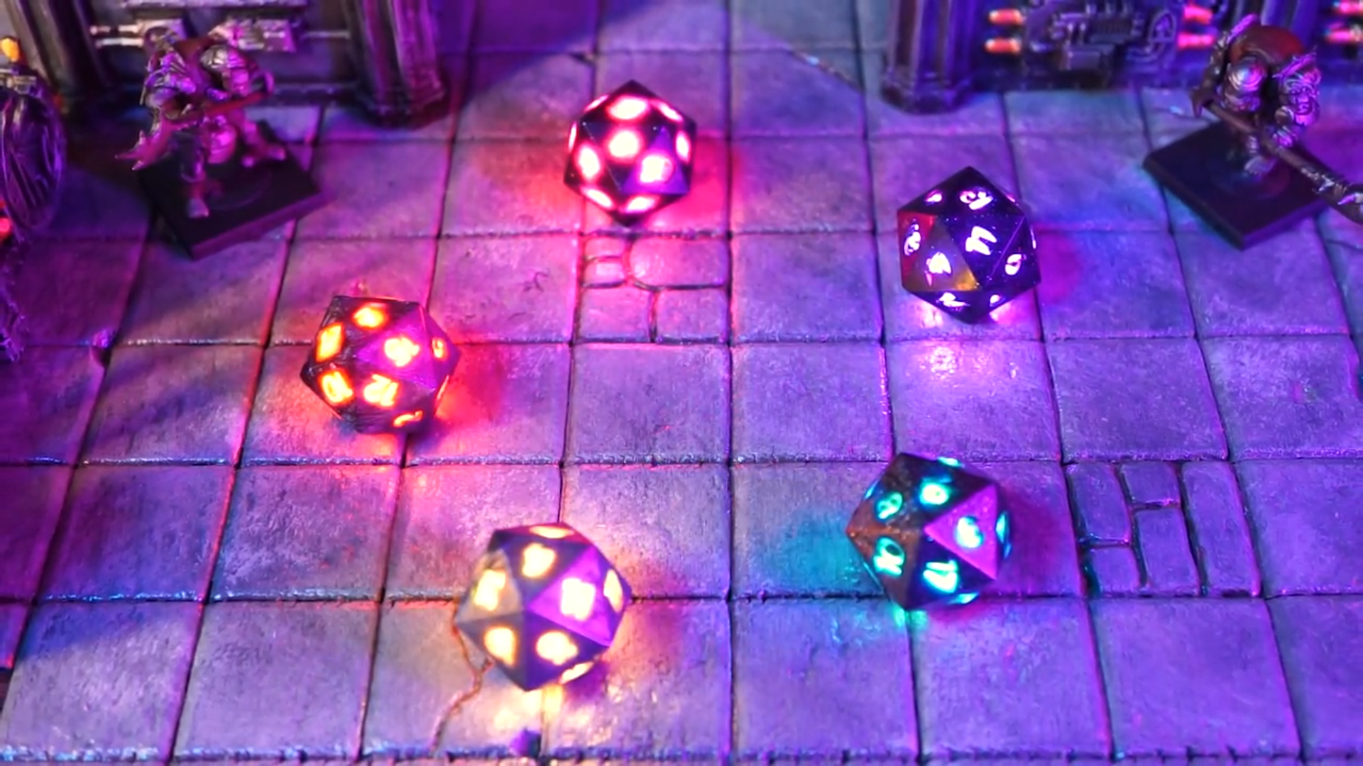 Pixels’ electronic, Bluetoothenabled dice bring the physical heft back